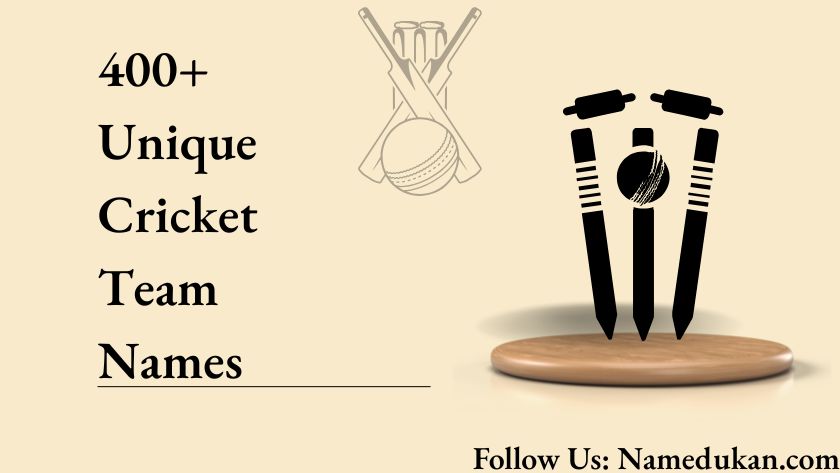 cricket team names