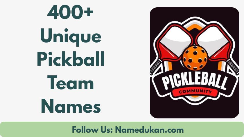 pickball team names