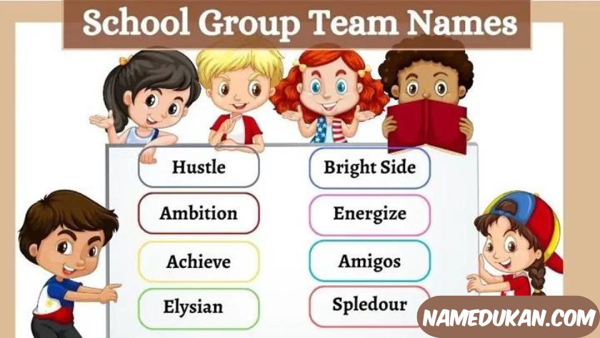 school group team names